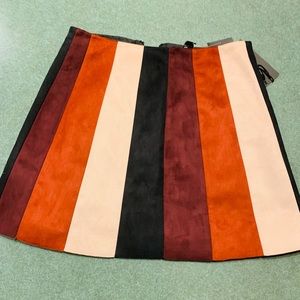 Suede Mini Skirt